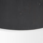 Wenopa Matte Black Wood w/ Natural Jute Accent Tables - Dekor Butik