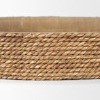 Wheaton Light Brown Wood w/ Natural Jute Serving Trays - Dekor Butik