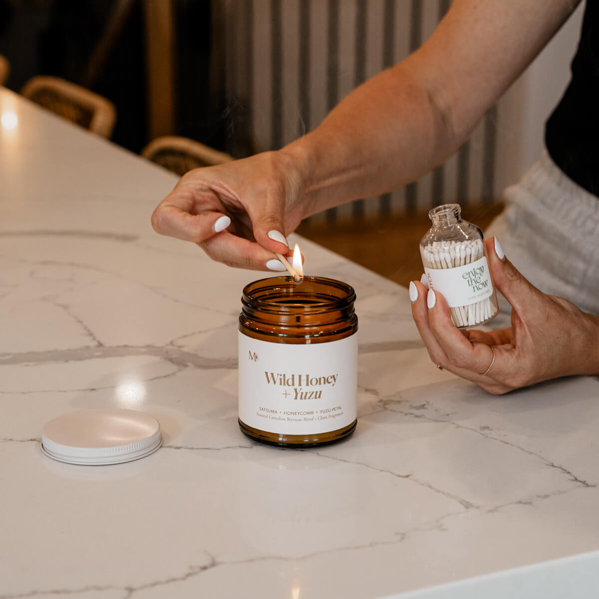 CandlesWild Honey + Yuzu Candle - Dekor Butik