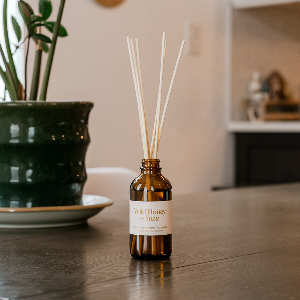 Reed DiffusersWild Honey + Yuzu Reed Diffuser - Dekor Butik