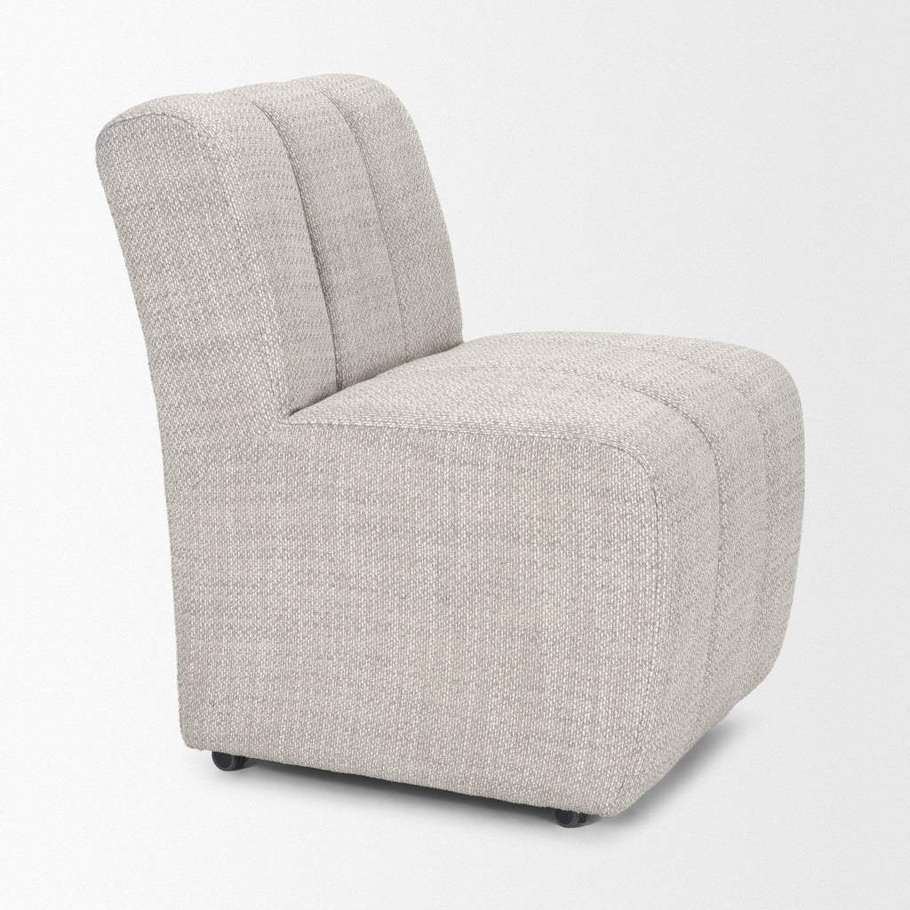 Wilkins Gray Performance Fabric Upholstered Dining Chair - Dekor Butik