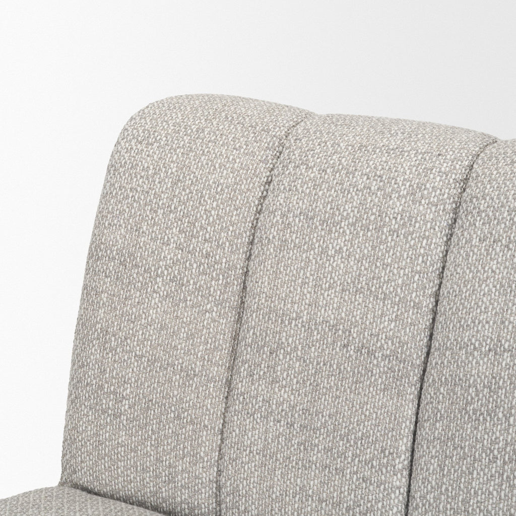 Wilkins Gray Performance Fabric Upholstered Dining Chair - Dekor Butik