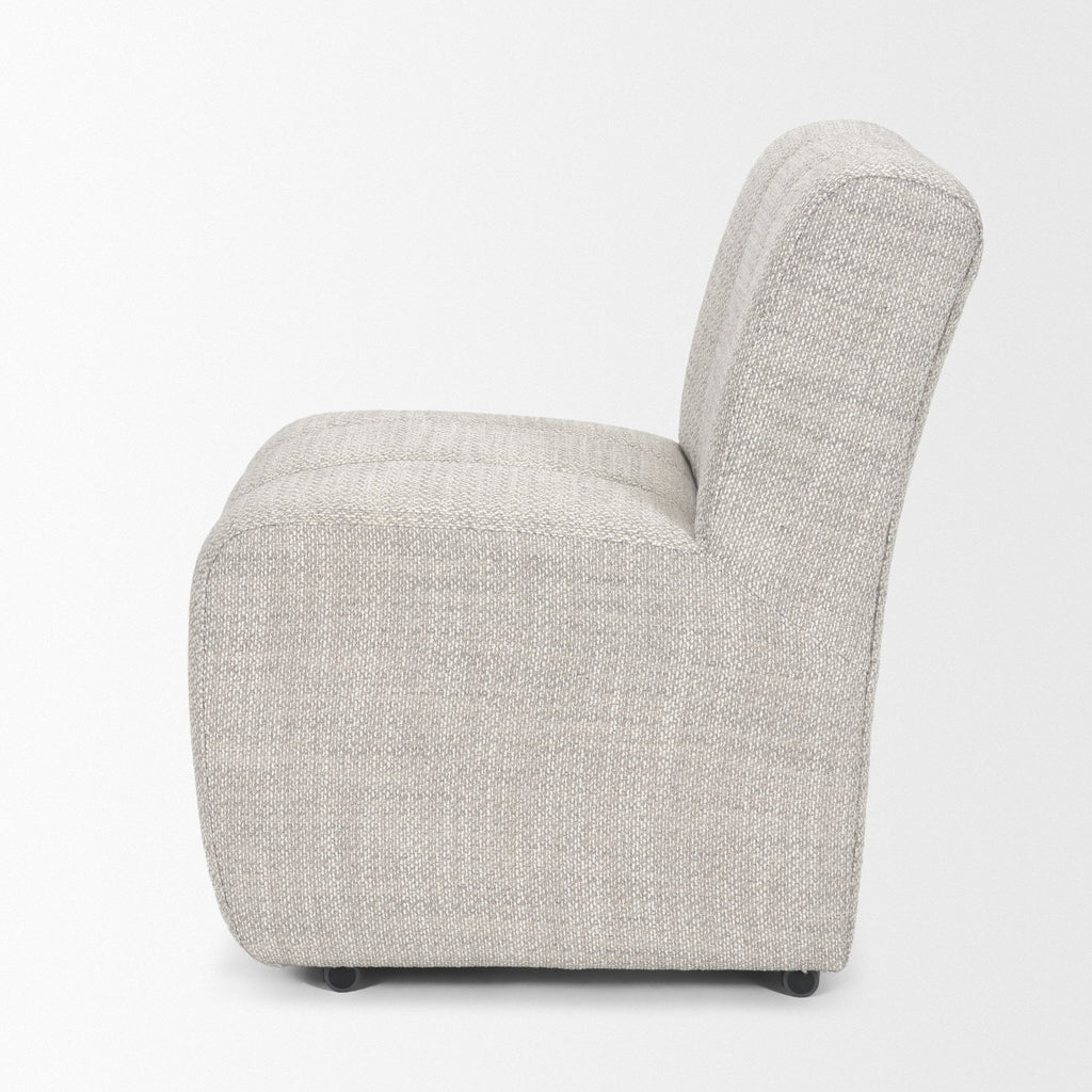 Wilkins Gray Performance Fabric Upholstered Dining Chair - Dekor Butik
