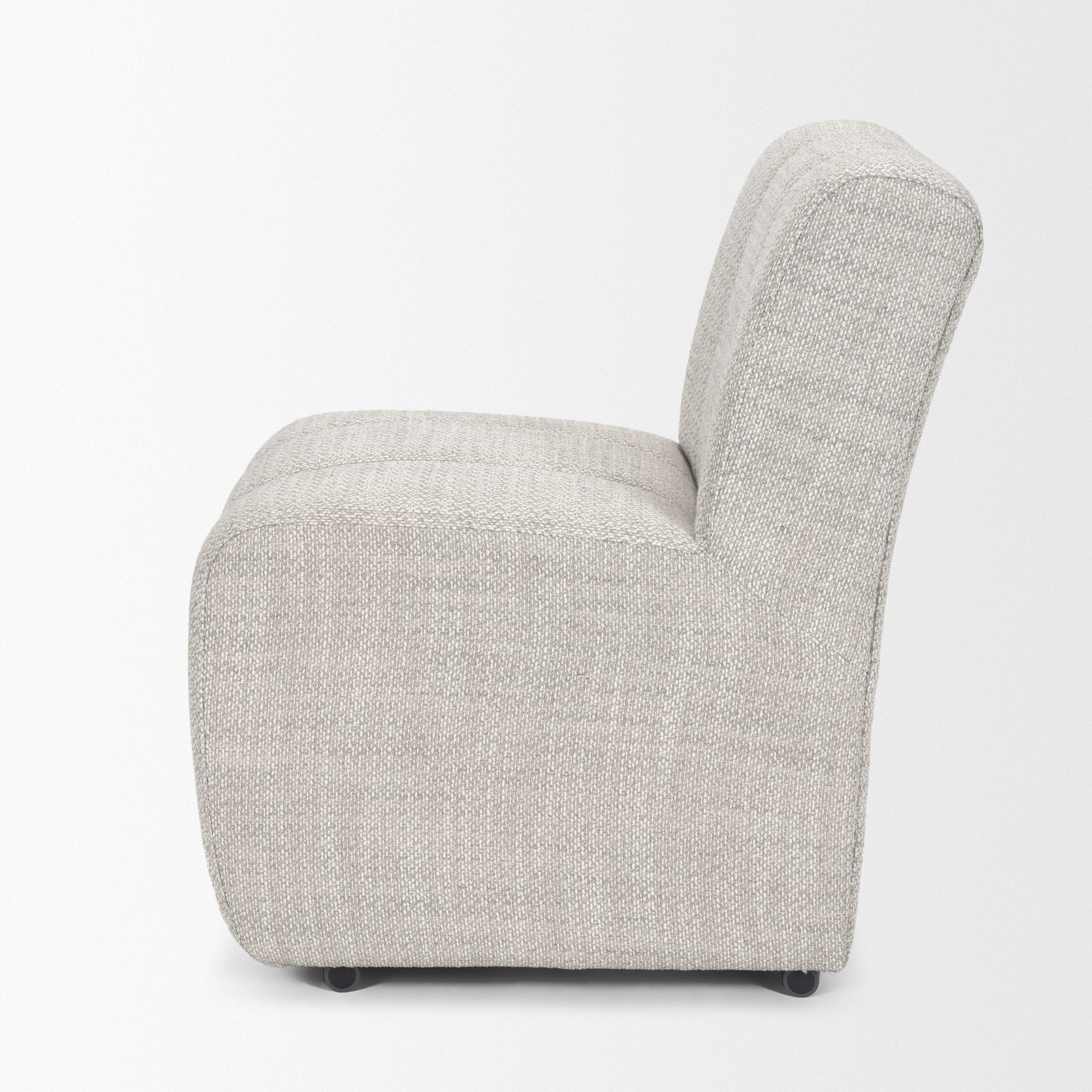 Wilkins Gray Performance Fabric Upholstered Dining Chair - Dekor Butik