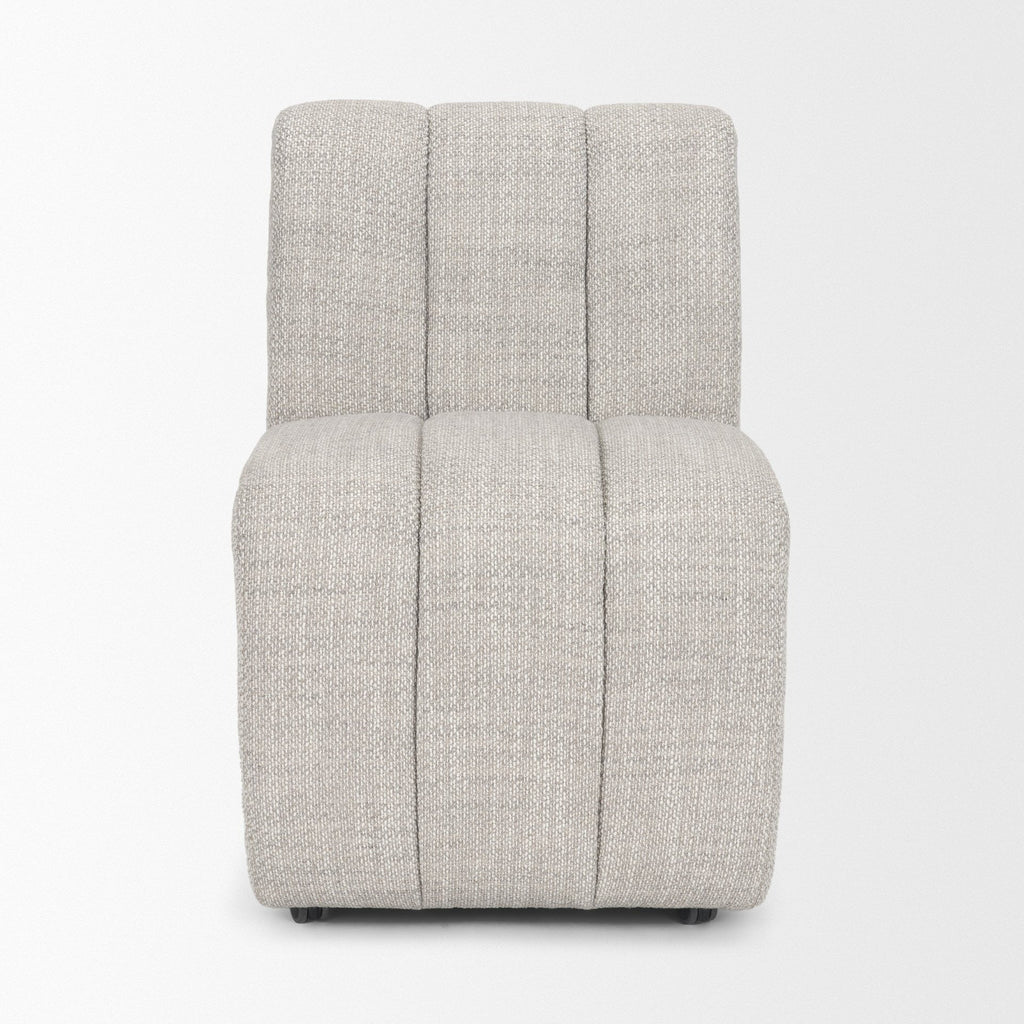 Wilkins Gray Performance Fabric Upholstered Dining Chair - Dekor Butik
