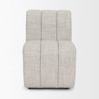 Wilkins Gray Performance Fabric Upholstered Dining Chair - Dekor Butik