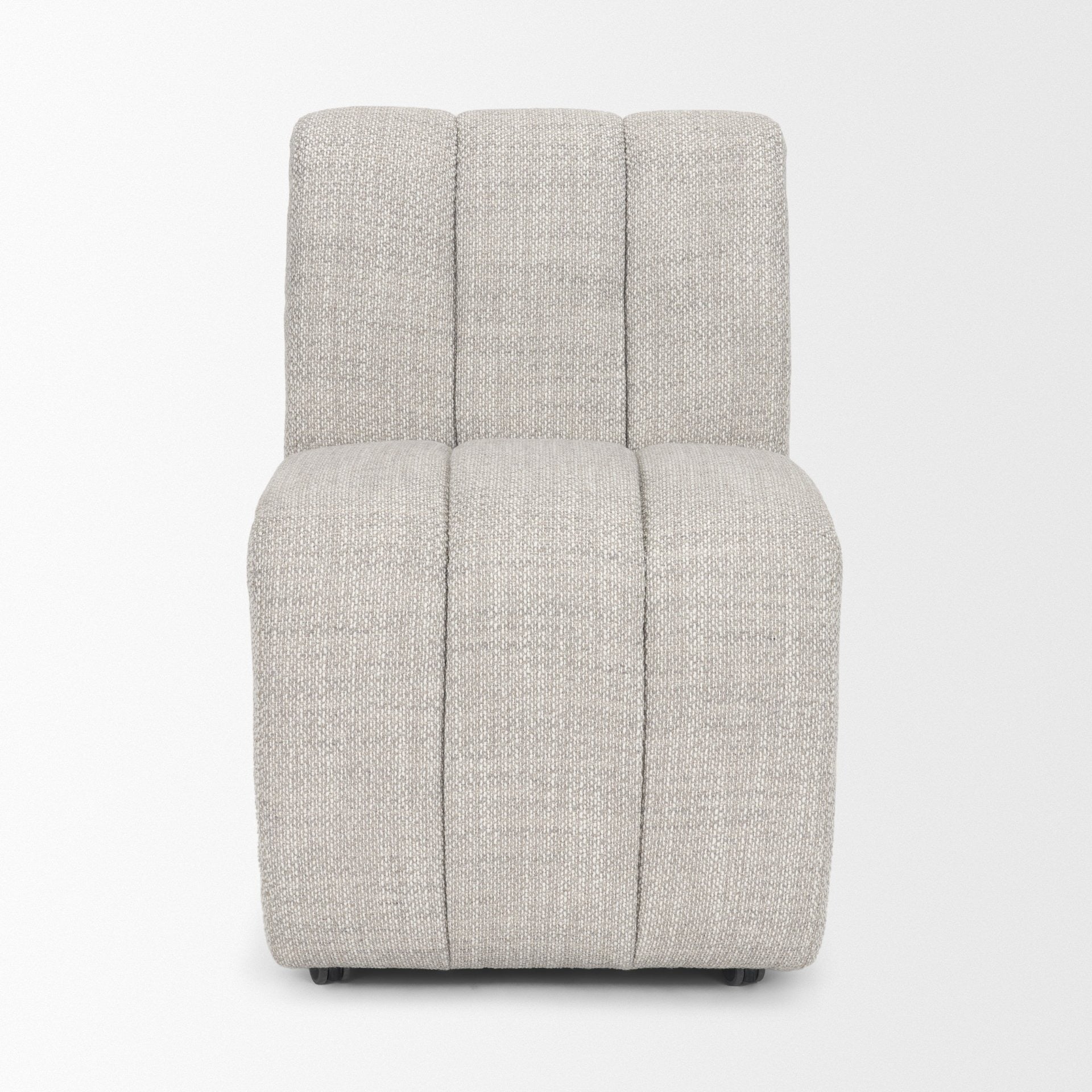 Wilkins Gray Performance Fabric Upholstered Dining Chair - Dekor Butik