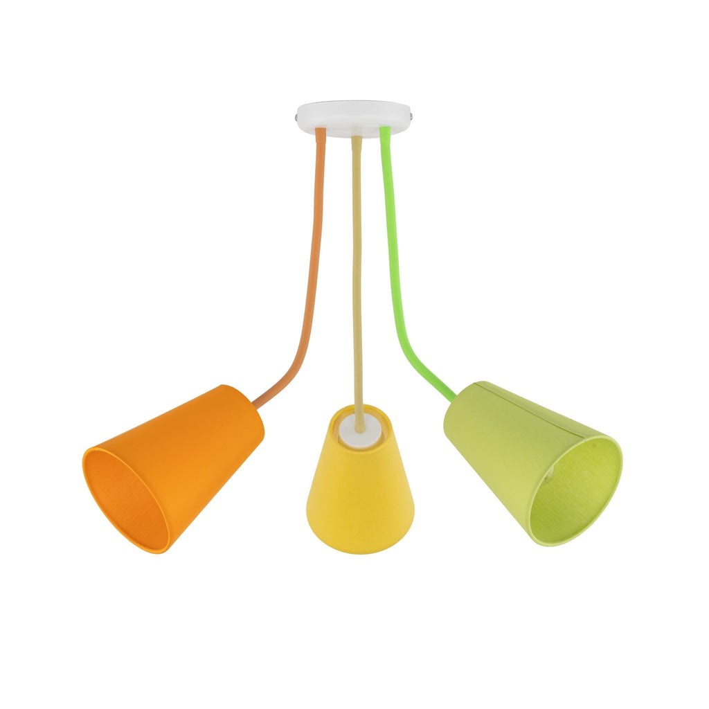 Ceiling Light FixturesWIRE Adjustable 3-Light Ceiling Lamp for Kids Room & Nursery - Dekor Butik