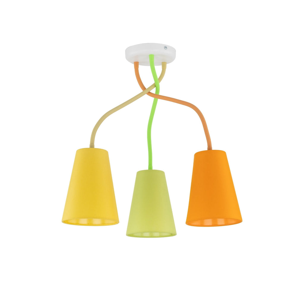 Ceiling Light FixturesWIRE Adjustable 3-Light Ceiling Lamp for Kids Room & Nursery - Dekor Butik