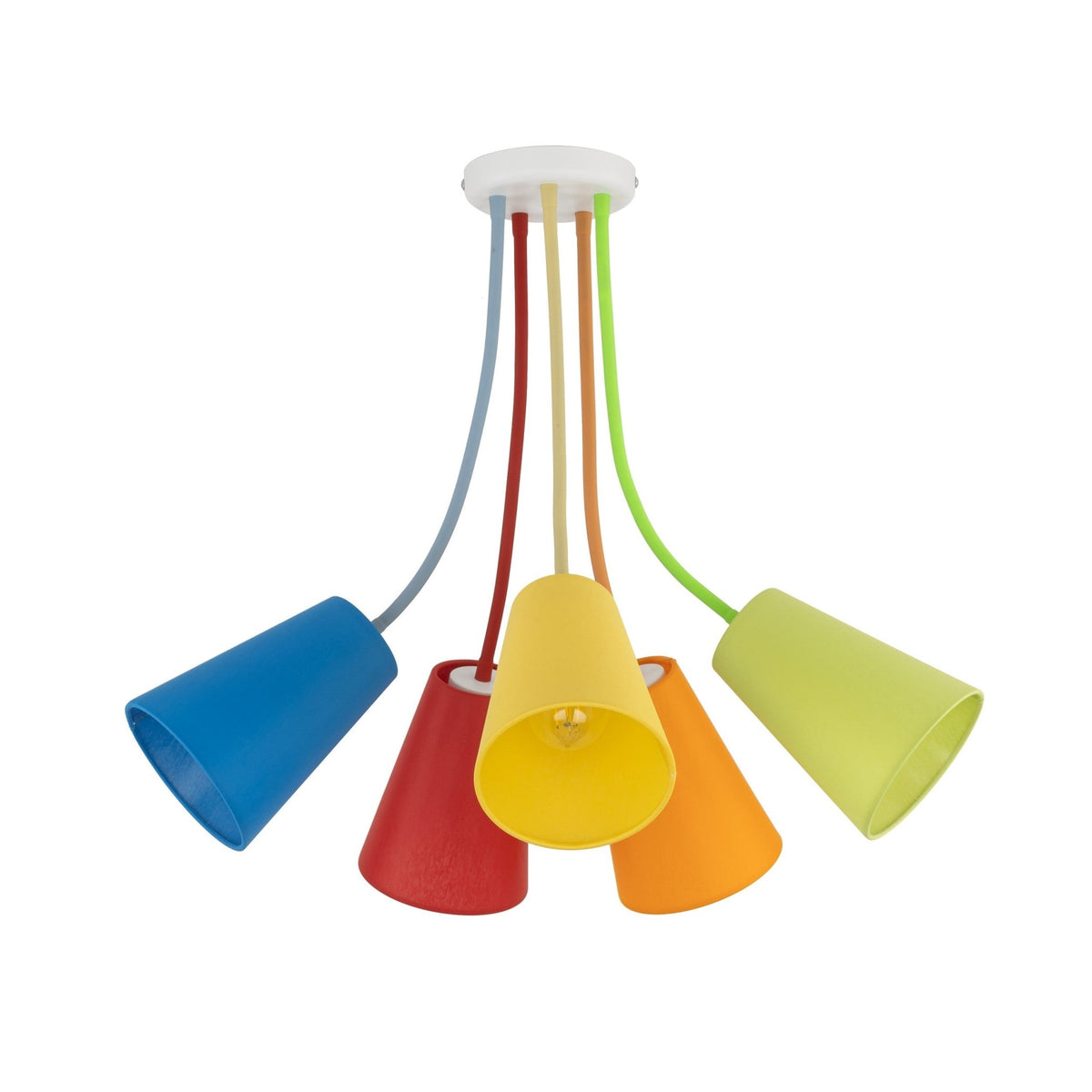 Ceiling Light FixturesWIRE Adjustable 5-Light Ceiling Lamp for Kids Room & Nursery - Dekor Butik