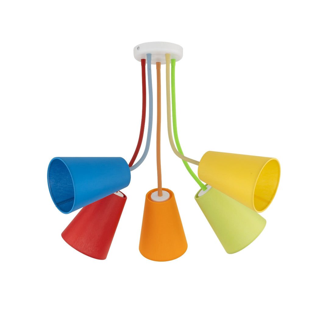 Ceiling Light FixturesWIRE Adjustable 5-Light Ceiling Lamp for Kids Room & Nursery - Dekor Butik