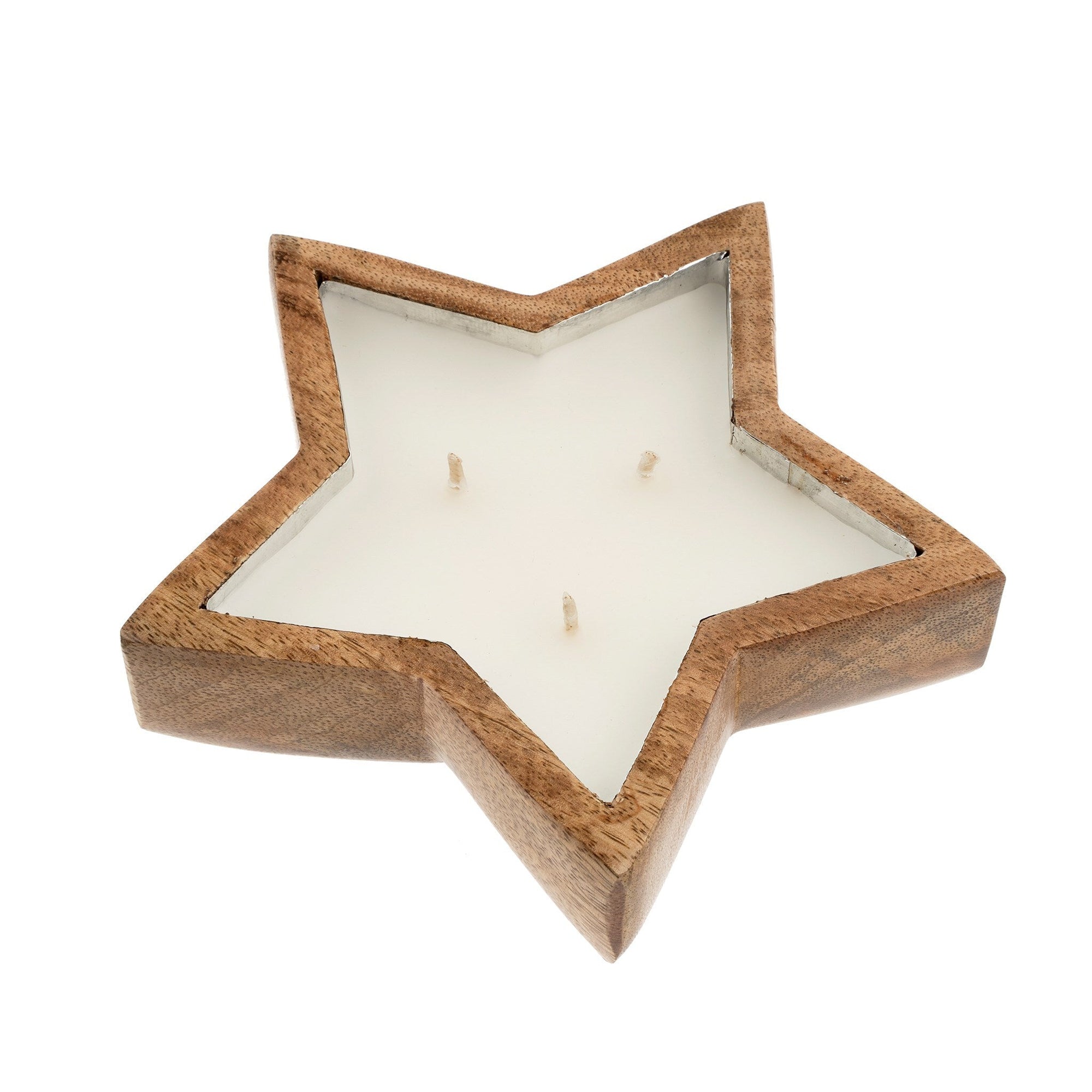 DecorWooden Star Candle - Dekor Butik