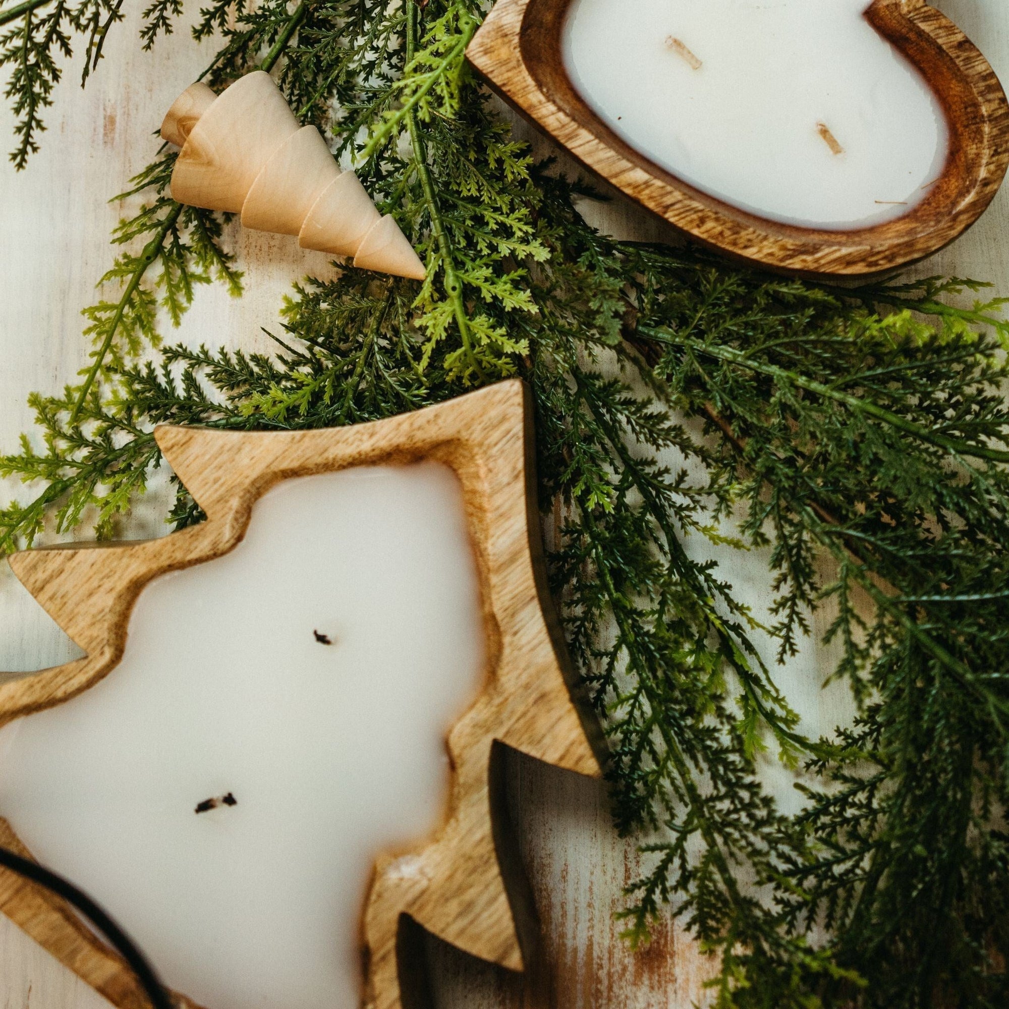 DecorWooden Tree Candle - Dekor Butik