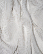 CurtainsZacari Woven Leaf Design Textured Semi Sheer Curtain 80"x 95" - Dekor Butik