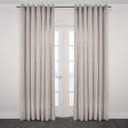 CurtainsZante Heavy Textured Semi Sheer Wide Width Curtain 108"x95" - Dekor Butik