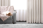 CurtainsZante Heavy Textured Semi Sheer Wide Width Curtain 108"x95" - Dekor Butik