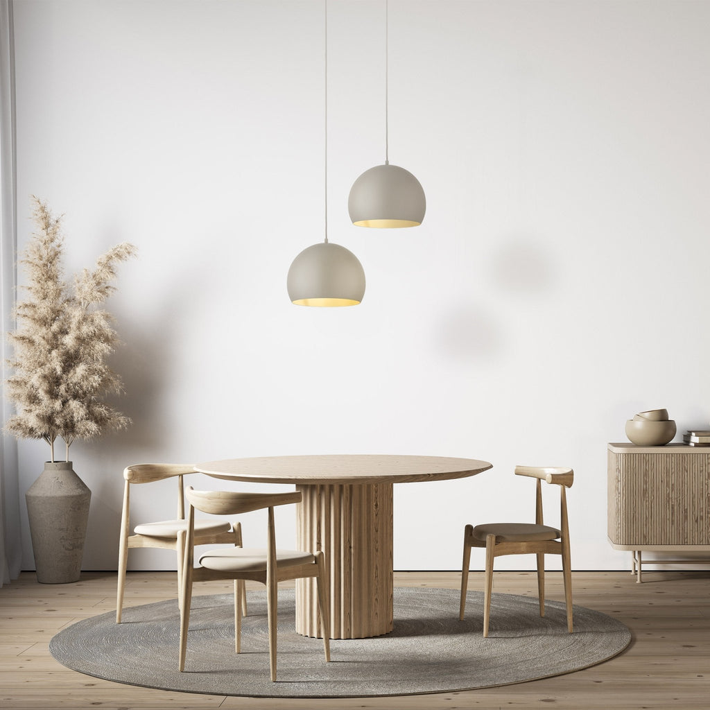 ZOE Mid - Century Modern Dome Pendant Light for Kitchen Island & Dining Table - Dekor Butik
