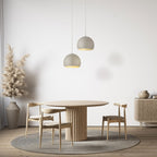 ZOE Mid - Century Modern Dome Pendant Light for Kitchen Island & Dining Table - Dekor Butik