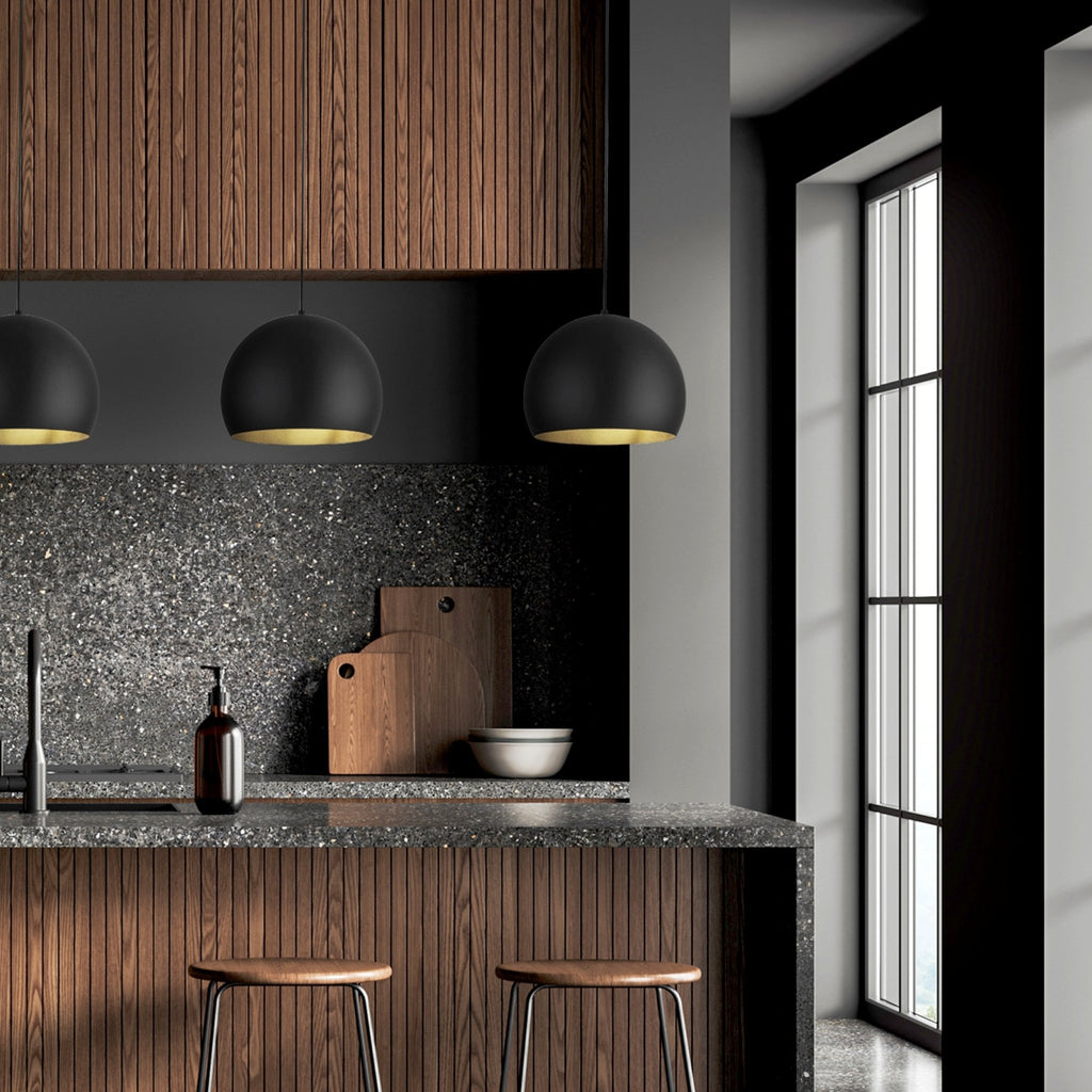 ZOE Mid - Century Modern Dome Pendant Light for Kitchen Island & Dining Table - Dekor Butik