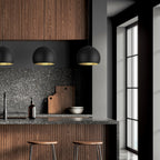 ZOE Mid - Century Modern Dome Pendant Light for Kitchen Island & Dining Table - Dekor Butik